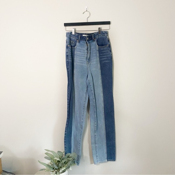 [Pacsun] Twp Toned Denim Western Style High Rise Bootcut 90s Boyfriend Jeans - Picture 1 of 7